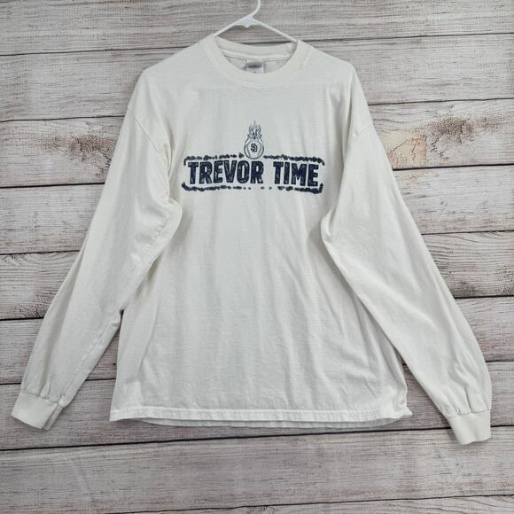Vintage San Diego Padres Trevor Time Long Sleeve T Shirt Mens XL White Hoffman - Picture 1 of 11